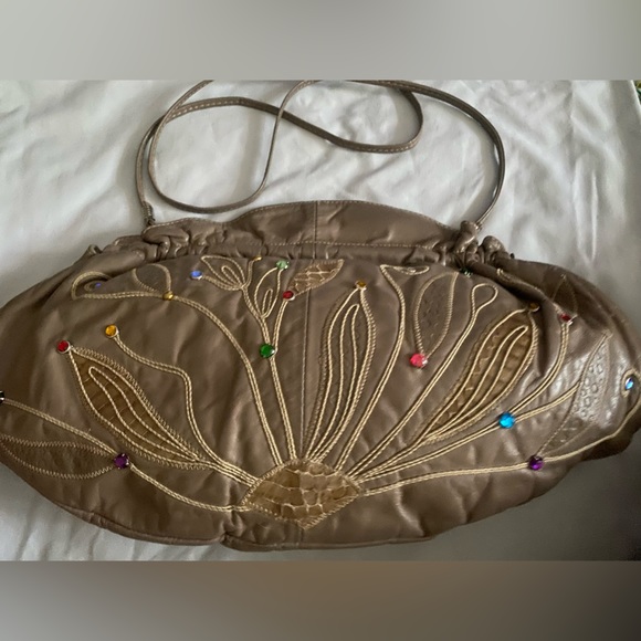 Made in USA leather Design by Danielle Inc handbag - Picture 3 of 6